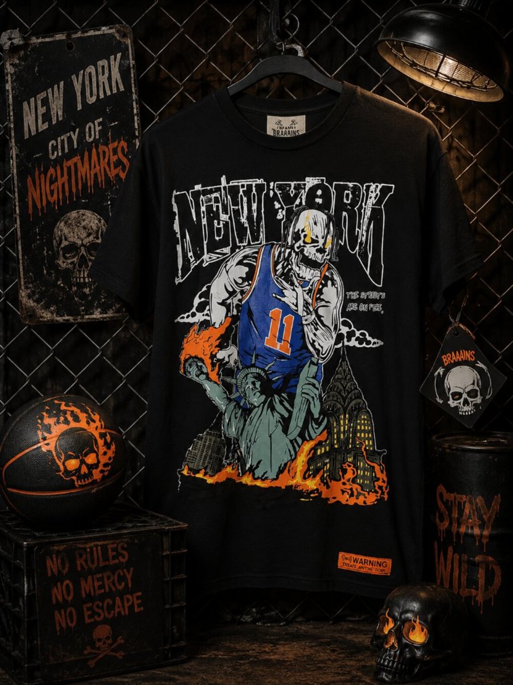 NWT Warren Lotas New York Knicks Jalen Brunson